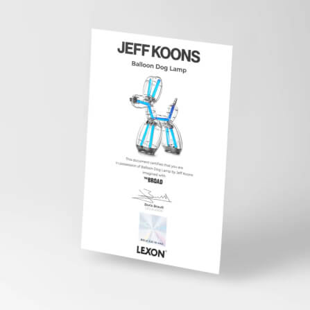 โคมไฟตั้งโต๊ะ LEXON BALLOON DOG LAMP BY JEFF KOONS ไฟ LED 9 สี_4